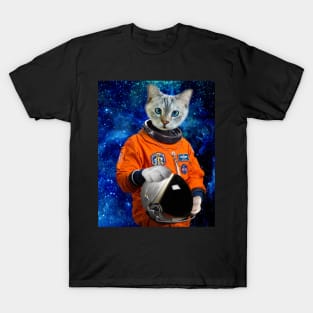 Orange Cat Astronaut T-Shirt